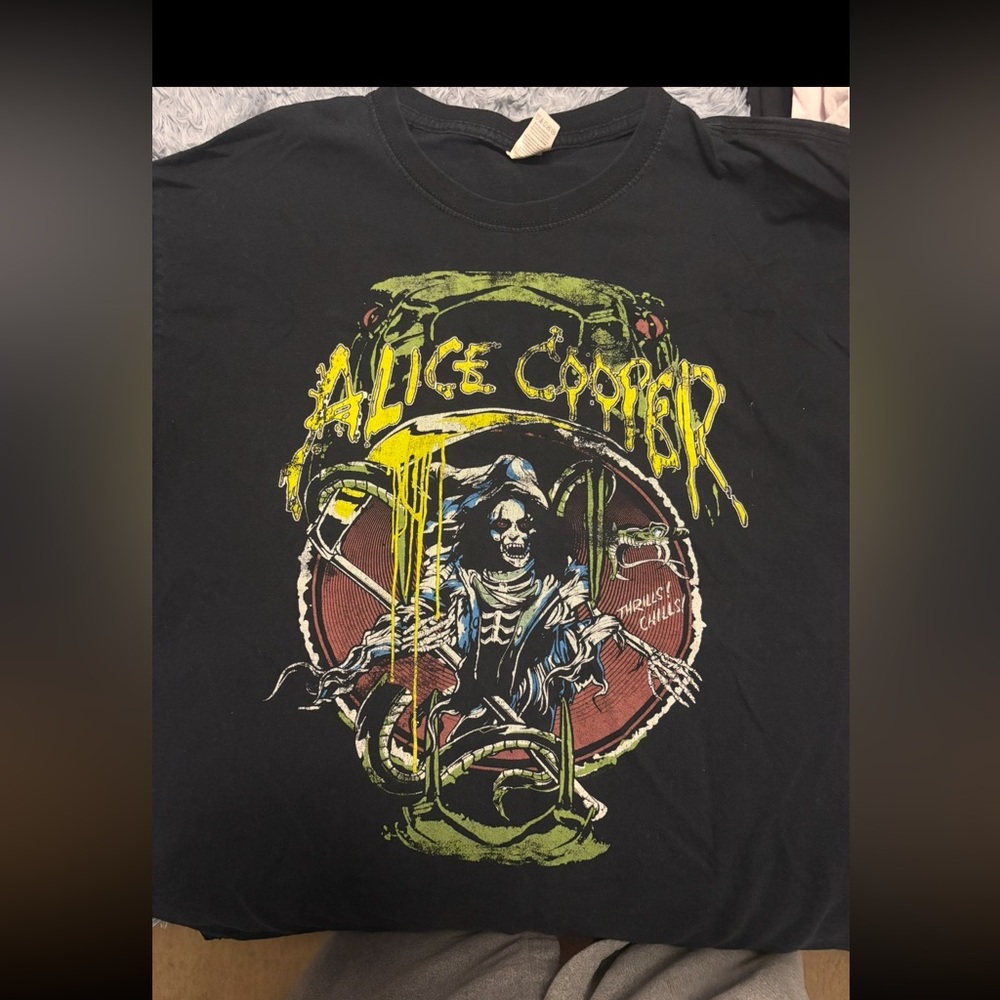 Alice Cooper Black Graphic T-Shirt